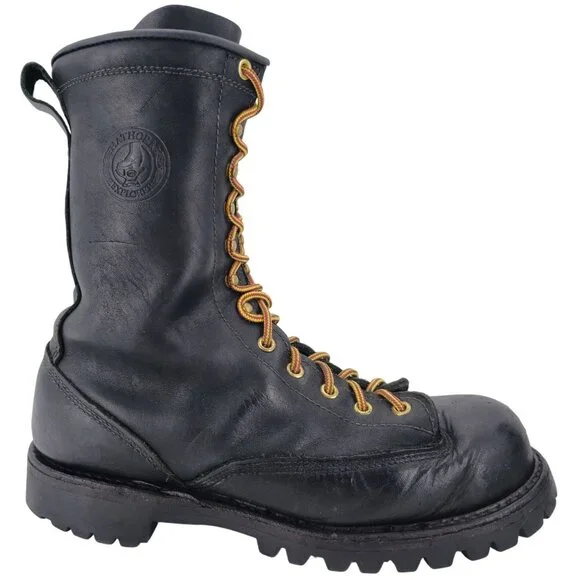White's Hathorn Boots Men 10.5 Black Leather Work Boots USA Explorer Firefighter - Picture 15 of 16